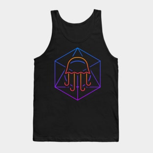 Psychedelic Sacred Geometry Jellyfish Tank Top